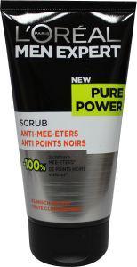 men exp face scrub pure power- 150ml