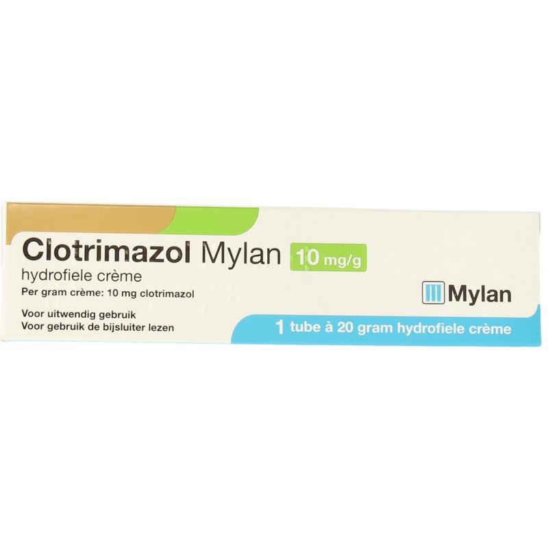Clotrimazol creme 10mg hydrofiel
