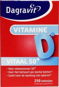 Dagravit vitaal 50 plus vit d- 250tb