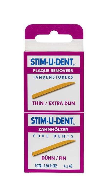 Tandenstokers dun 4 x 40 stuks