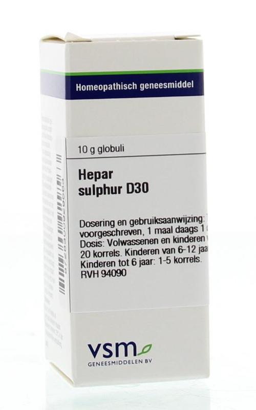 Hepar sulphur D30
