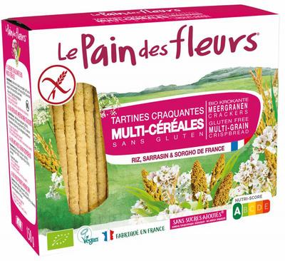 Pain Des Fleurs Meergranen crackers bio Pain Des Fleurs Meergranen crackers bio
