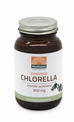 Mattisson Europese chlorella capsules 775mg bio