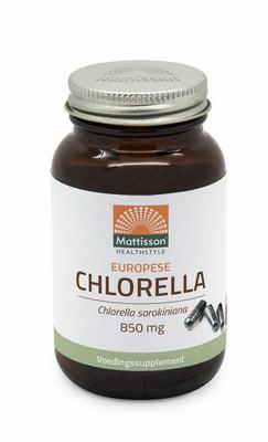 Mattisson Europese chlorella capsules 775mg bio Mattisson Europese chlorella capsules 775mg bio