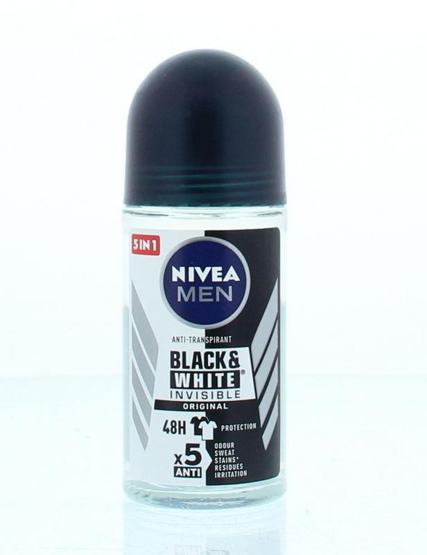 Men deodorant roller invisible black