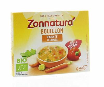 Zonnatura Groentebouillon tablet 11 gram bio