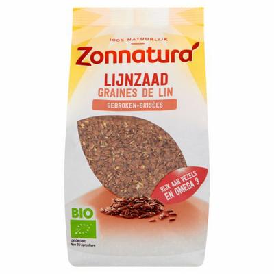 Zonnatura Lijnzaad gebroken bio