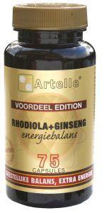Rhodiola ginseng energiebalans