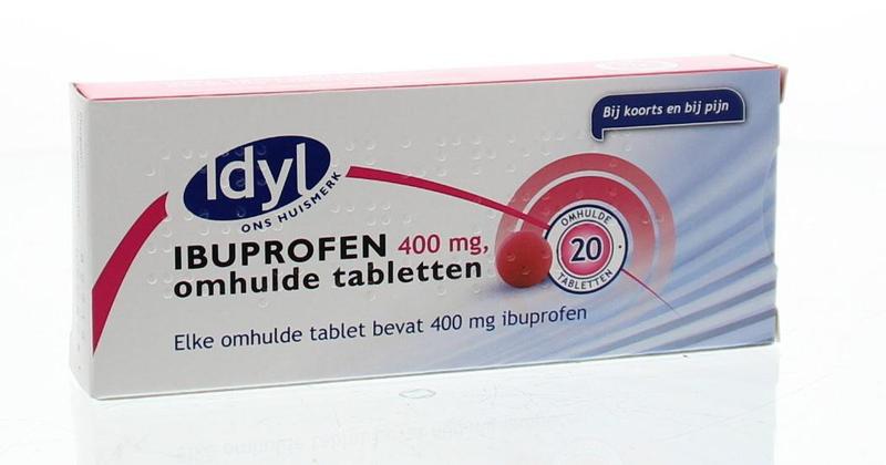 Ibuprofen 400mg suikervrij