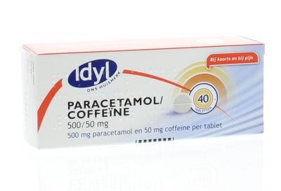 Paracetamol 500mg met coffeine