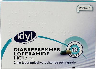 Idyl Diarreeremmer loperamide HCl 2mg