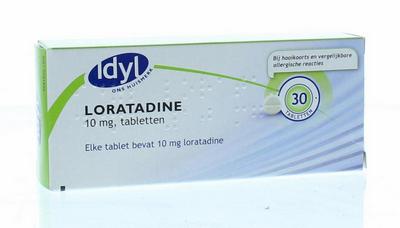 Idyl Loratadine 10mg hooikoorts
