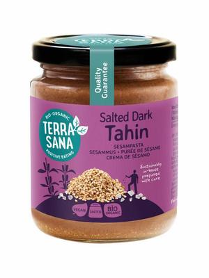 Terrasana Tahin bruin sesampasta met zeezout bio