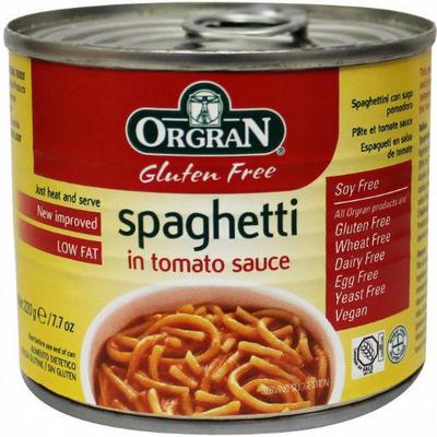 ORGRAN spaghetti tomatensaus - 220gr