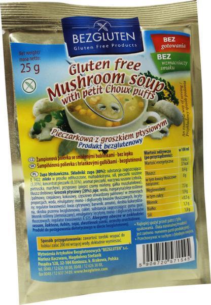 Champignonsoep glutenvrij