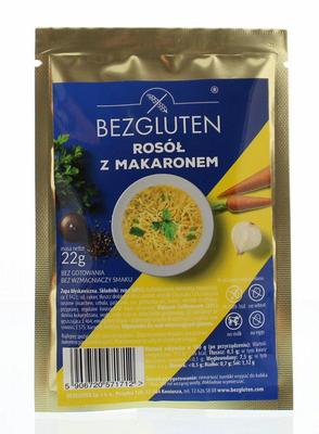 Bezgluten Kippensoep glutenvrij