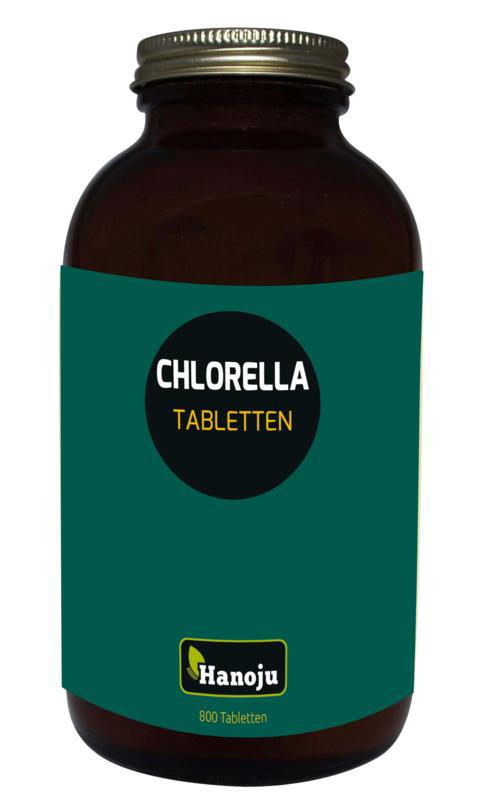 Bio chlorella tabletten flacon glas