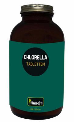 Hanoju Chlorella tabletten flacon glas