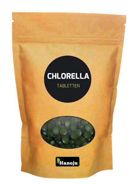 Chlorella tabletten papier zak