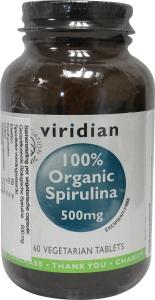 Spirulina 500mg viridian 60st