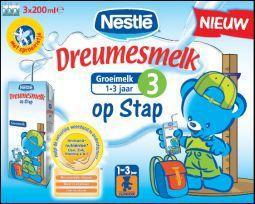 NESTLE dreumesmelk 3 op stap 3x200