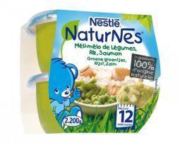 NESTLE naturnes gr groent rijst zalm# 2x200g