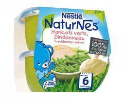 naturnes sperziebonen kalkoen 2x200g