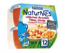 naturnes zonnegr pasta kalkoen 2x200g