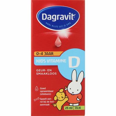 Dagravit Kids vitamine D druppels oliebasis