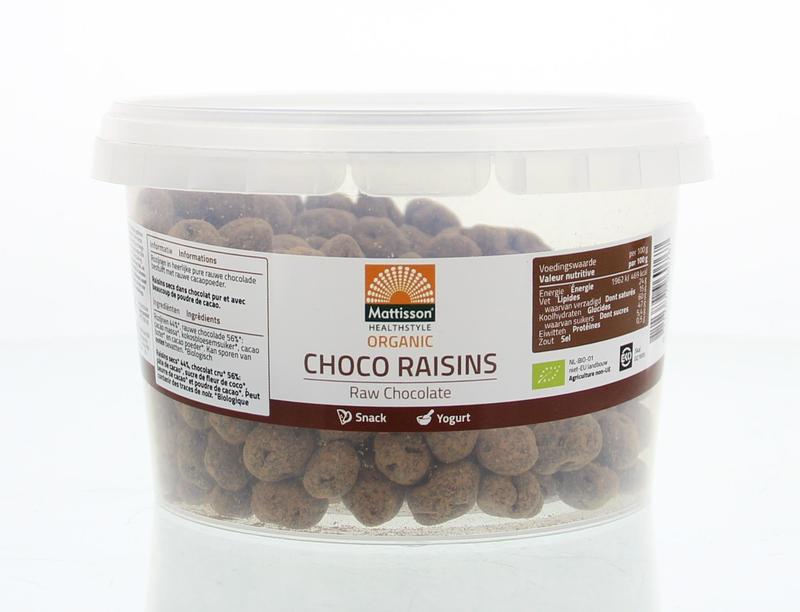 Absolute raw choco raisins bio