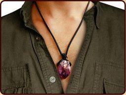 ONBEKEND \ MERKLOOS stoere hanger amethist