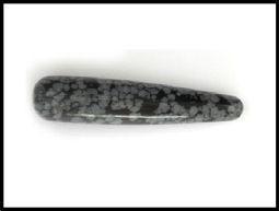 Massagegriffel obsidiaan sneeuwvlok 1st