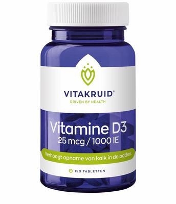 Vitakruid Vitakruid Vitamine D3 25 mcg / 1000 IE Vitakruid Vitakruid Vitamine D3 25 mcg / 1000 IE