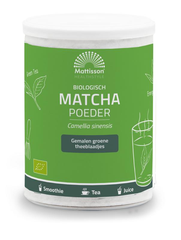 Matcha powder poeder green tea bio