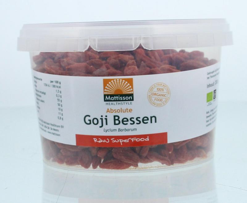 Bessen goji gedroogd pot bio