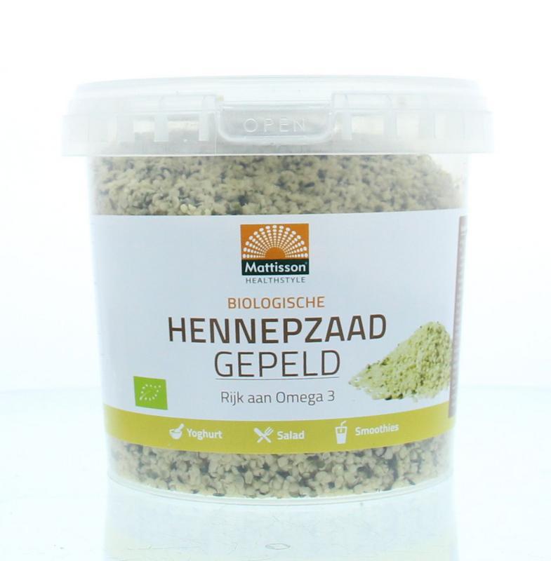 Absolute hemp seeds hulled hennepzaad gepeld bio
