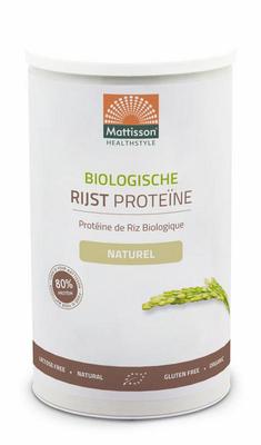 Mattisson Rijst proteine naturel vegan 80% bio