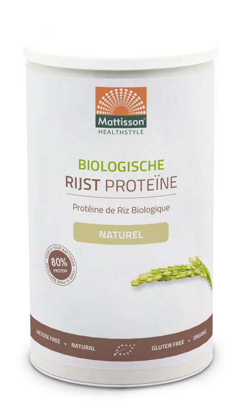 Rijst proteine naturel vegan 80% bio