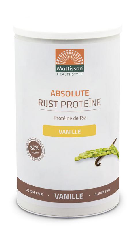 Absolute rijst proteine vanille vegan 80%