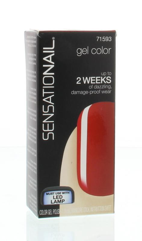 Color gel scarlet red