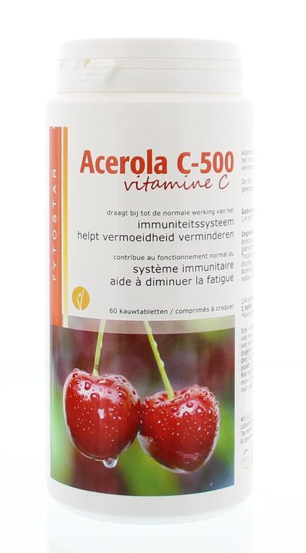 Acerola vitamine C 500 kauwtablet