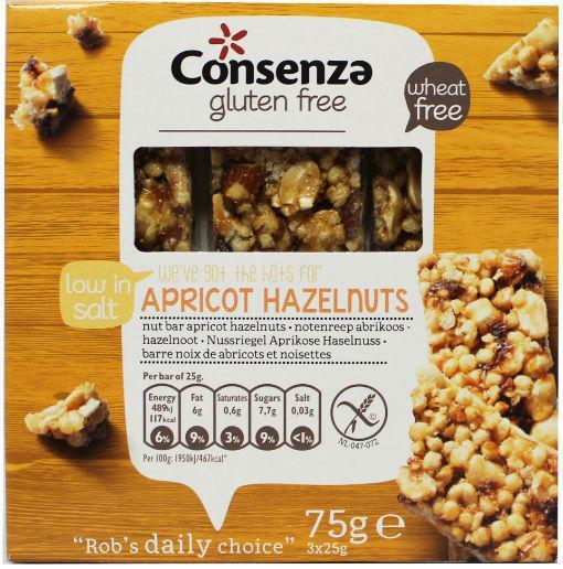 Abrikozen hazelnoot repen