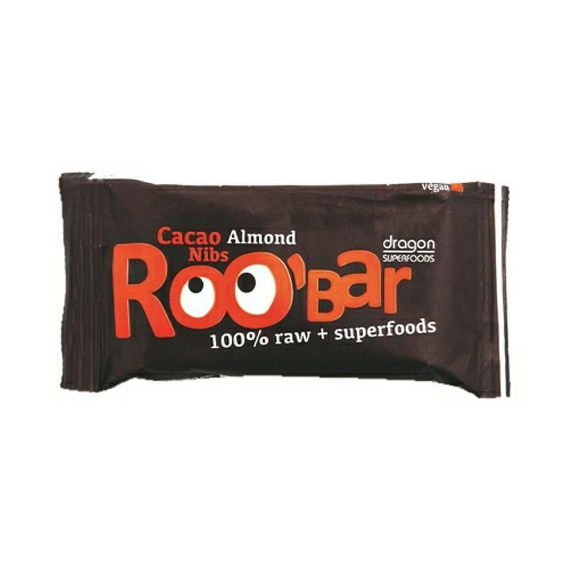 cacao nibs & almond 100%raw 50 gram