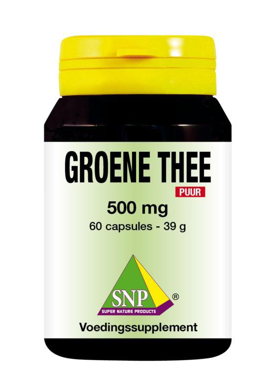 Groene thee 500 mg puur