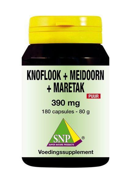 Knoflook-meidoorn-maretak 390 mg puur