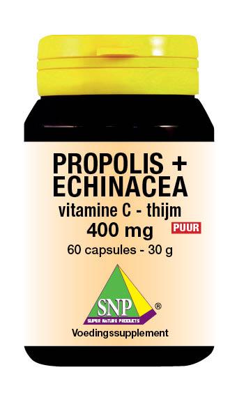 Propolis+echinacea - thijm- vitamine C 400mg puur