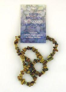 Steengoed splitcoll 45cm jaspis picture 1kaart