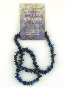 Merkloos collier 45 cm lapis lazuli 1st