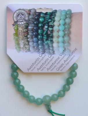 Steengoed Powerbead armband aventurijn groen