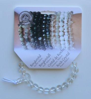 Steengoed Powerbead armband bergkristal